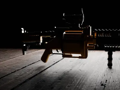 MG1 M32 RIFLE Low-poly 3D model