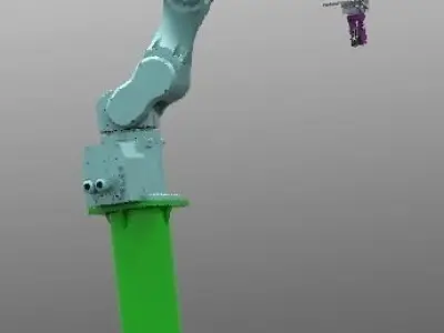  six-axis manipulator 3D model