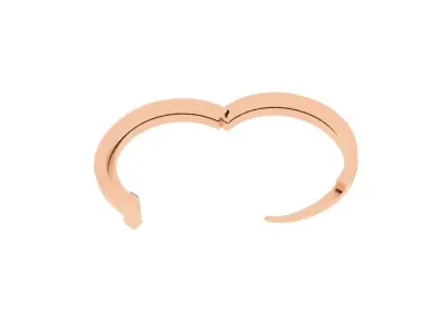 Bracelet rose gold ring Free low-poly 3D model