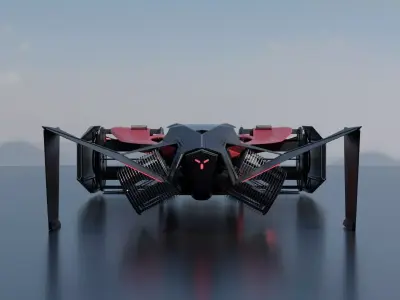 IMPULSE Aerial Vehicle 3D Model 3D model