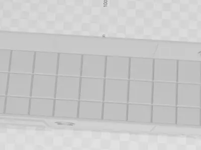 Passenger Train 3D model