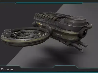 Military Drone  3D model