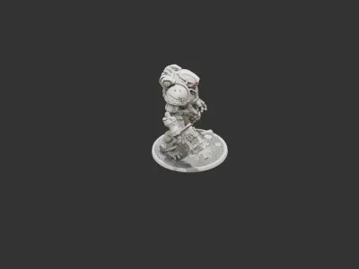 Heavy Battle Golem Commander 3D print model