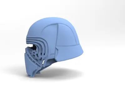 Star Wars Kylo Ren Helmet for 3dprint 3D model