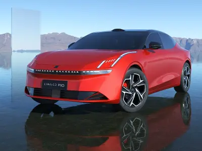 2025 Lynkco Z10 Low-poly 3D model