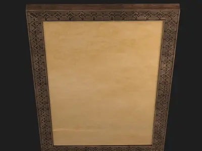 picture frame 3D model