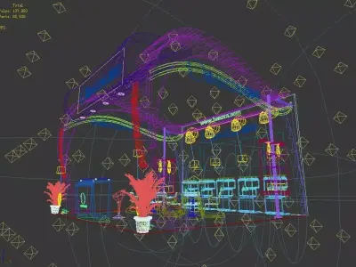 Exhibition - Area - 6X6-3DMAX2009-34 3D model