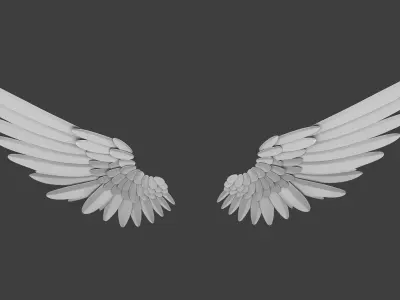 Angel Wings 3D model buy