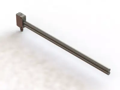 Sensor Fotoeletrico Sick GTE6 P4211 Photoelectric Sensor 3D model