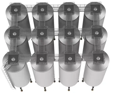 Fermentation Tanks 3D model