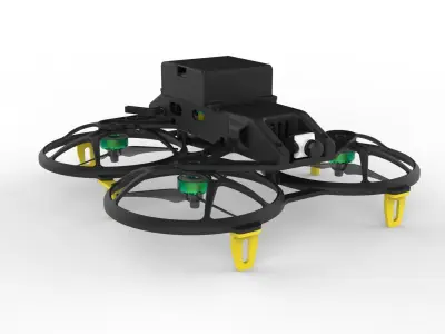 Drone Project 5 inch 3D print model