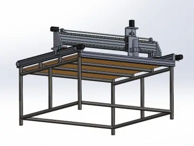 CNC Router - 1500x1500mm 3D model