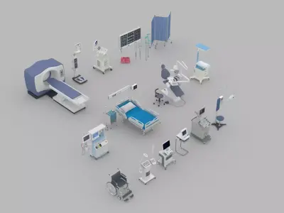 First Medical Equipment Pack 3D model