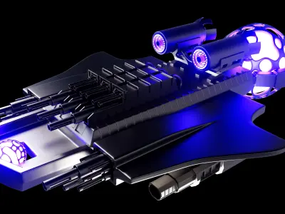 Spaceship 3D model order