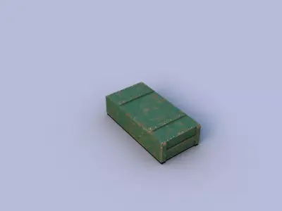 Ammo Box Low-poly 3D model order
