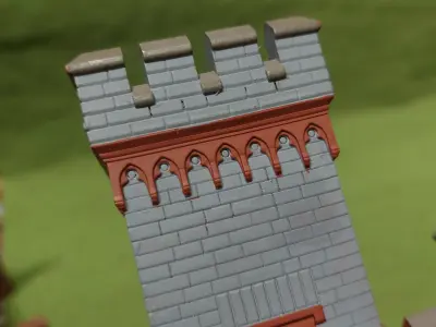 German portal Weilburg North 1-120 resin 3D print model