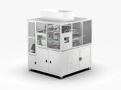 Automatic PCB Flat Plate Loading Machine 3D model