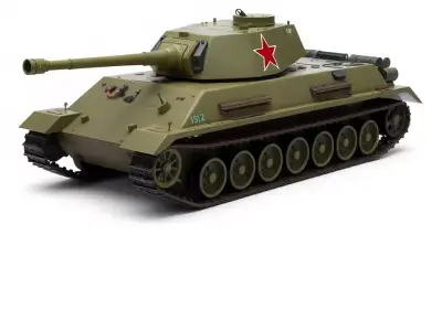 Soviet Tank Green model pack Low-poly 3D model