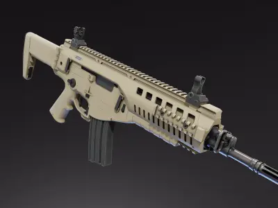 ARX160 Rifle Low-poly 3D model