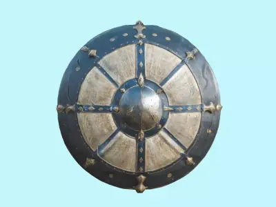 Medieval Knights Shield - Historical 3D model