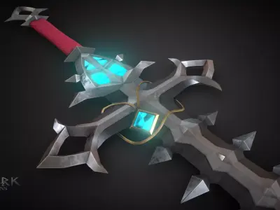 Venthyr Greatsword Low-poly 3D model