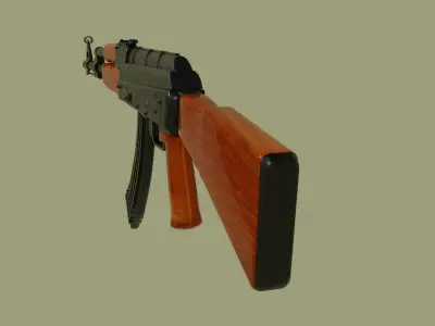 AK-47 Rifle  gun 3D model