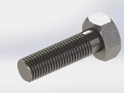 bolt design 3D model by bubercreative