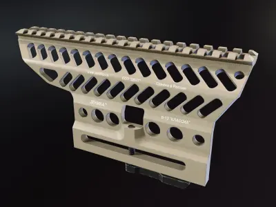 Zenitco B13 Scope Mount Low-poly 3D model