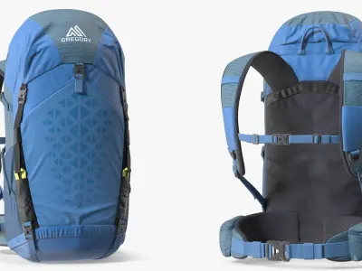  Gregory Paragon 48 Hiking Backpack Blue 