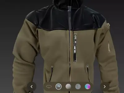  military tactical jacket 3d model 3D model