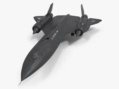 Lockheed SR-71 Blackbird 3D model buy