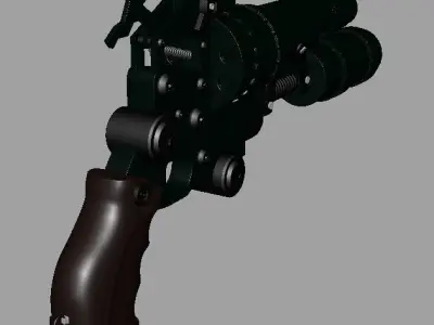 Sci - Fi Pistol Low-poly 3D model