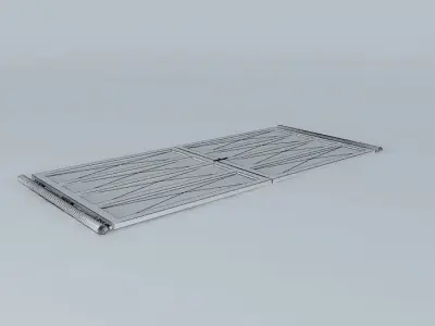 Architectural detail wooden frame Free 3D model