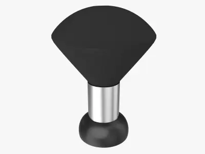 Barber Neck Hair Duster Brush 3D model