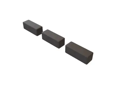 Morse Code O v1 001 Low-poly 3D model