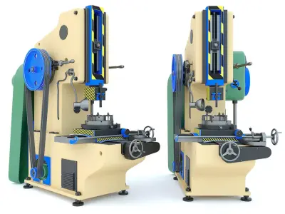 Industrial milling machine tool 7A420 3D model