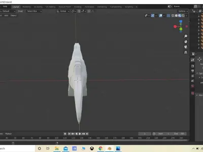 Spinosaurs Half-Modeled model for practice modelling Free 3D model