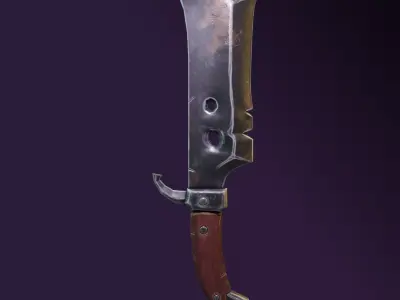 Sharp Knife 3D model