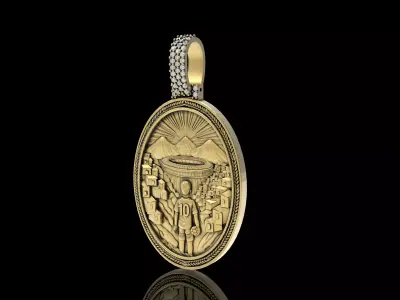 Champion Medal  3D print model