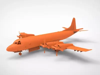 LOCKHEED P3 ORION 3D PRINT 3D print model
