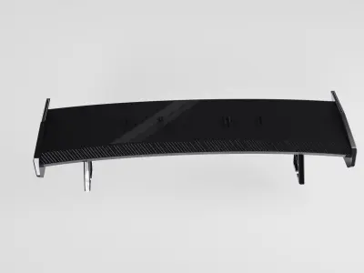 Carbon Fiber GT Wing Spoil sport 3D model