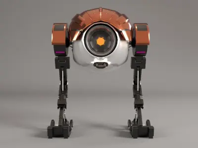 little robot Free 3D model