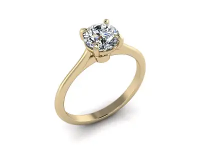 Engagment Jewelry Ring 215 3D print model