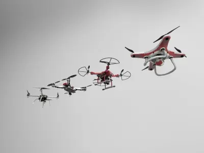 Drone 4 type 2A 3D model