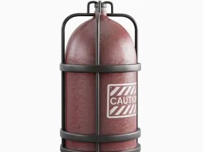 Gas Tank 01 3D model