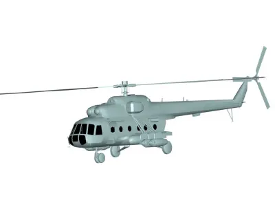 Mil Mi-17 3D model buy