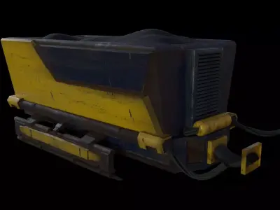 Train vehicle 3D model