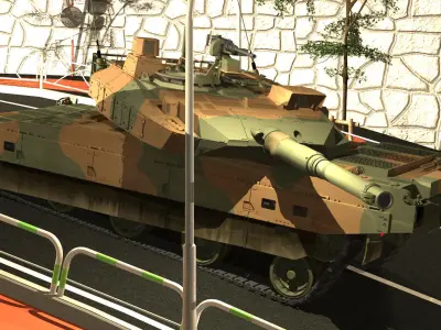 type10mbt clorer 4set 3D model