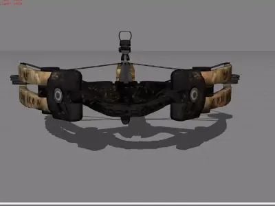Crossbows  Low-poly 3D model