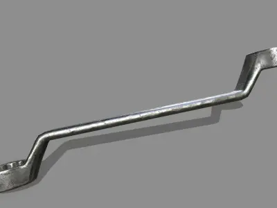wrench Low-poly 3D model 32